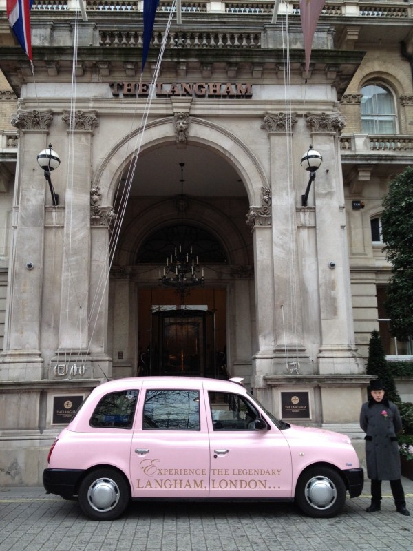Langham Hotel Full Livery Taxi 