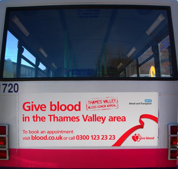 Give Blood Bus campaign