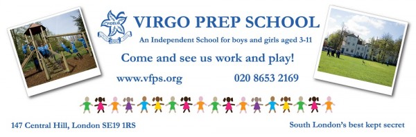 Virgo Prep School bus advert