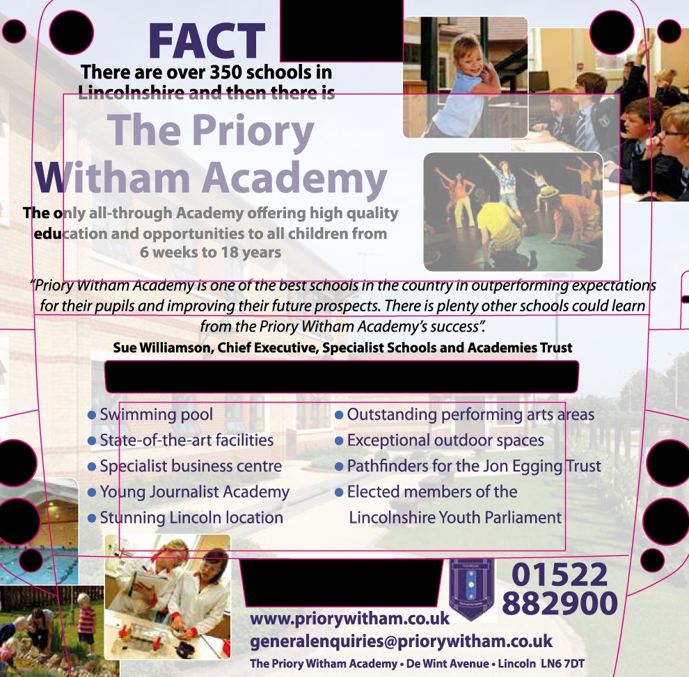 Priory Witham Academy - Mega Bus Rear
