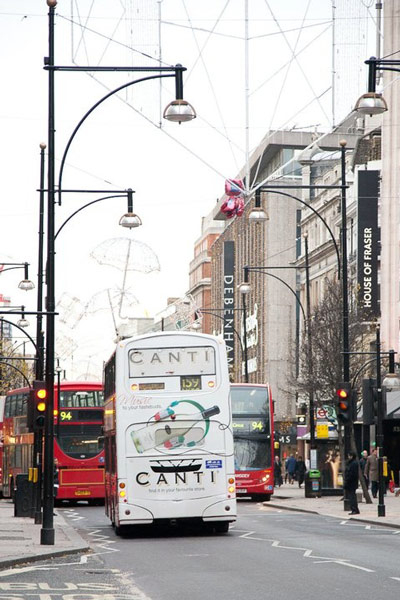 London Bus Advertising Mega Rear